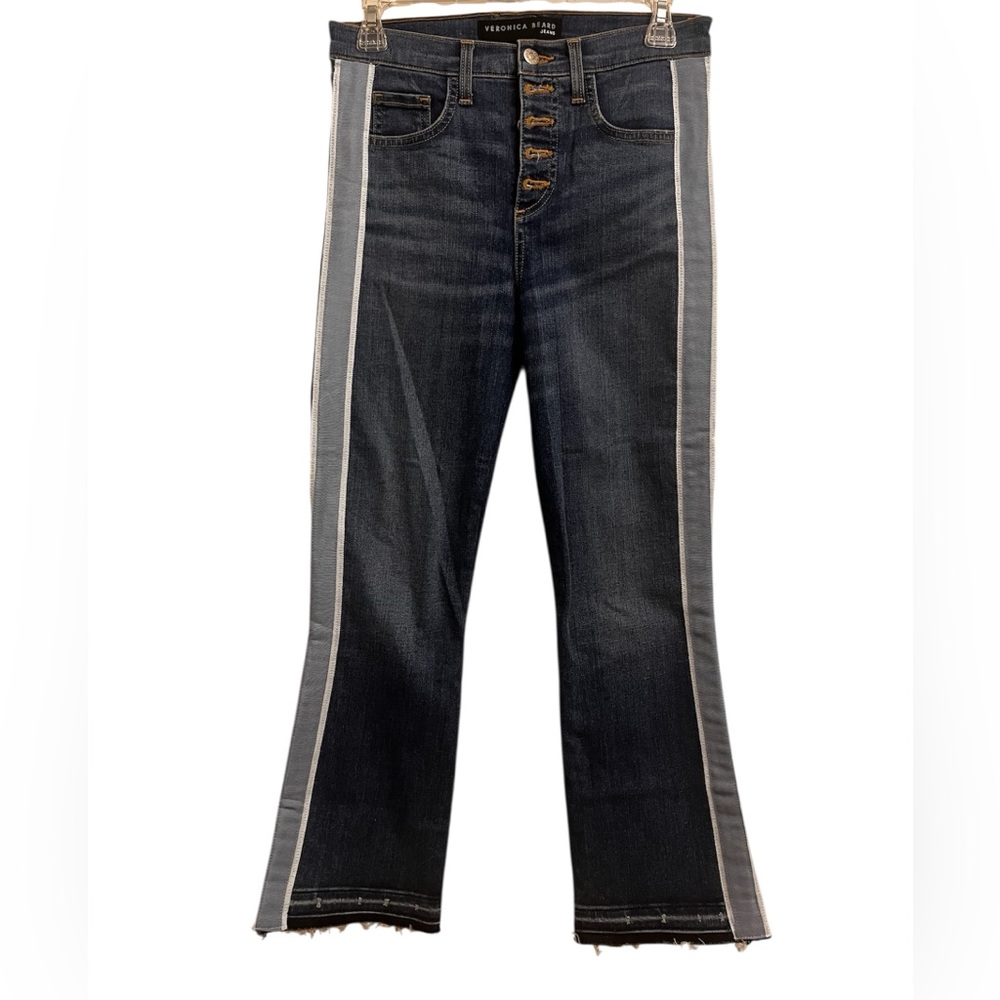 Veronica Beard Carolyn High Rise Baby Boot Denim Jeans, size 26/2